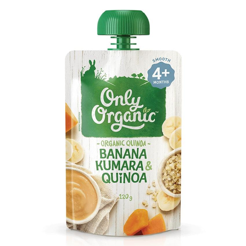 Only Organic Banana Kumara Quinoa Baby Food Months – BaoBaby